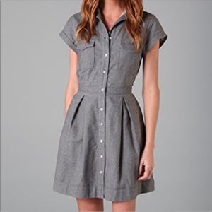 Rag and Bone shirtdress light heather grey